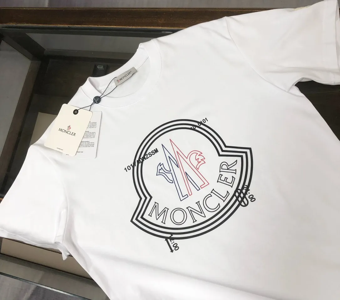 💰P85💥 MON*CLER New Arrival T ～ Quality 🔥🔥 Versatile ！ Breathable ！！ ：Black White Size：M-3XL